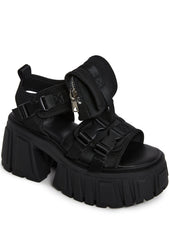 Utopia Platform Sandals - Black