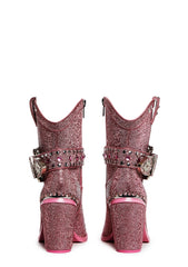 Sharp Sheriff Shine Cowboy Boots - Pink