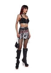 Eternal Damnation Graphic Skirt