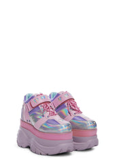Fairywalker Platform Sneakers - Holographic