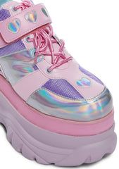 Fairywalker Platform Sneakers - Holographic