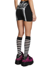 Freaky Frakture Skeleton Shorts