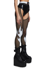 Mark Of The Beast Reflective Chaps