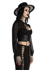 Dead Of Night Underboob Corset