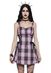 Charm School Dropout Plaid Dress