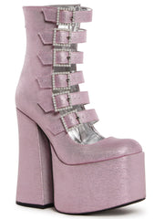 Divine Last Act Platform Buckle Boots