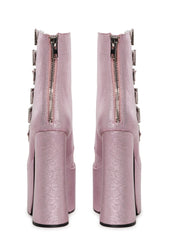 Divine Last Act Platform Buckle Boots