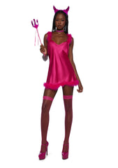 Friend Of The Devil Costume Set - Hot Pink