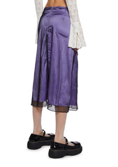 Staring Problem Layered Midi Skirt