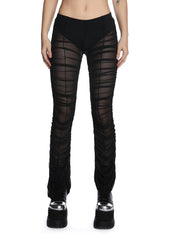 The Mosh Pit Mesh Flared Leggings