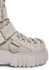 Low Traitor Boots - Light Gray